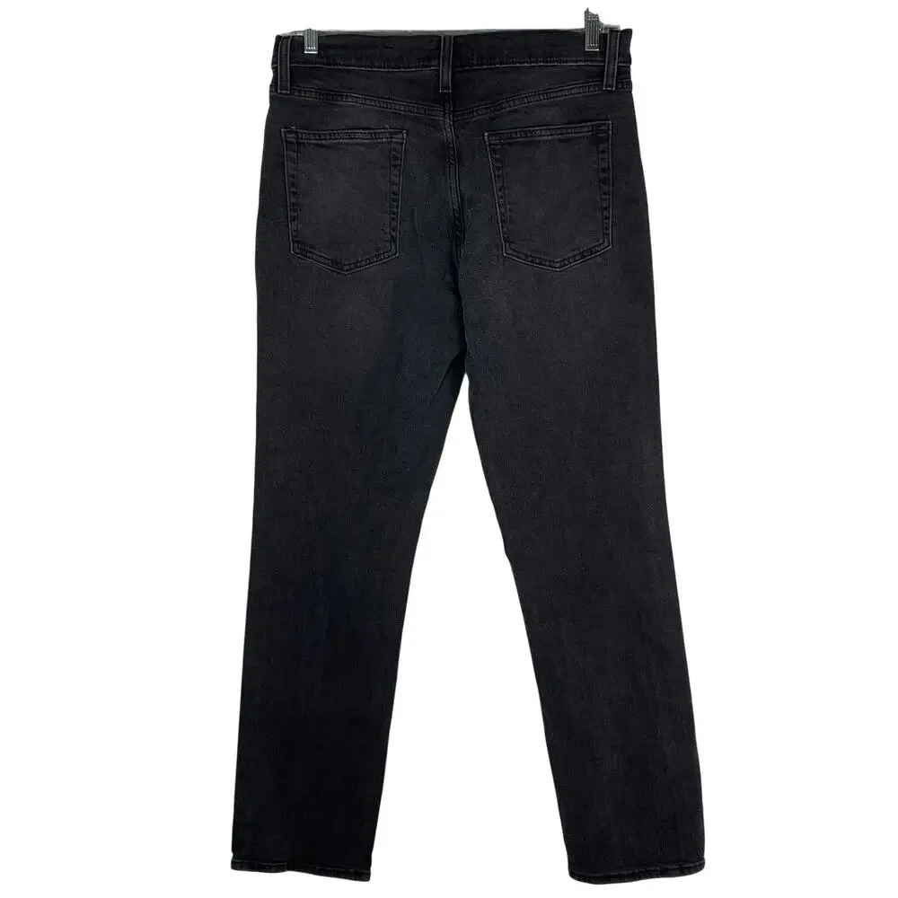Goodfellow & Co Black Gray Straight Jeans Mens 31x31 Capsule Minimalist Stretch